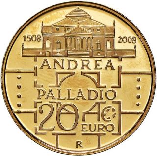 Marengo 20 Euro - Andrea Palladio 1508-2008